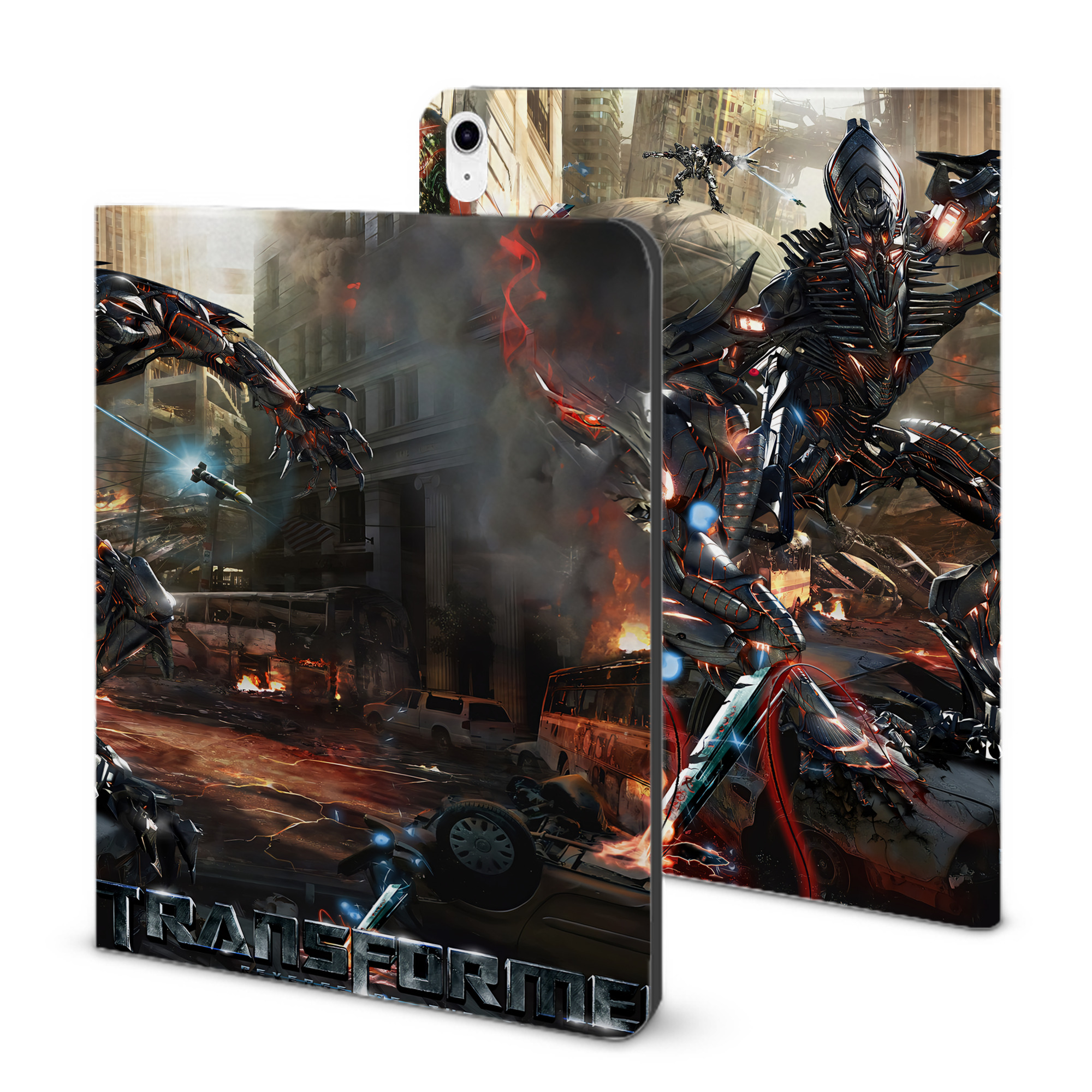 （画像用） Transformers トランスフォーマー IPad ケース ブック型 PUレザー TPU 耐衝撃 軽量 薄型 ペン収納なし 全面保護 IPad 各モデル対応